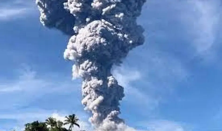 Indonesia’s Ibu Volcano Erupts