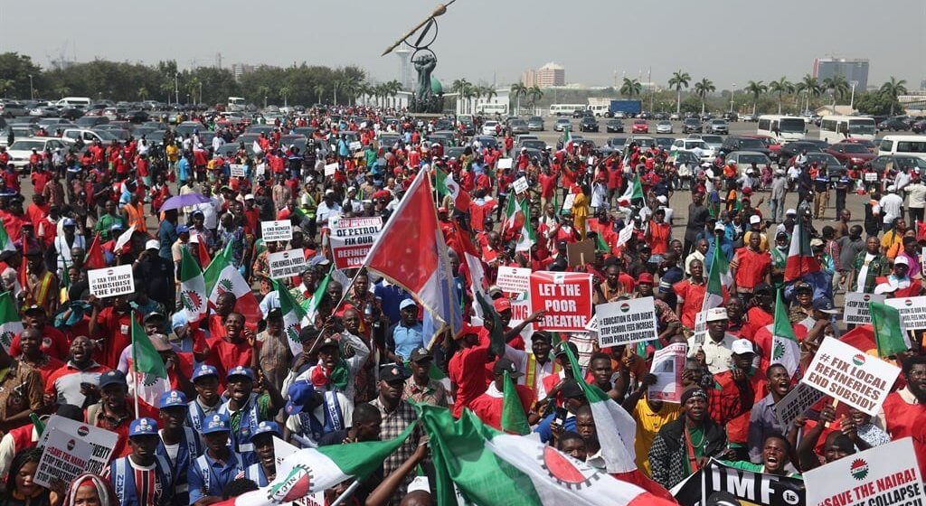 Nigeria Labour Unions’ Strike Cripple Power Grid, Flights