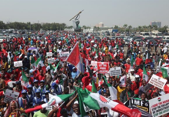 Nigeria Labour Unions’ Strike Cripple Power Grid, Flights