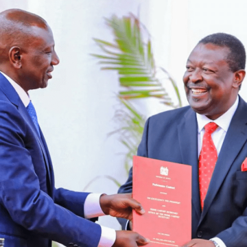 Ruto Appoints Mudavadi as Acting CS in All Ministries