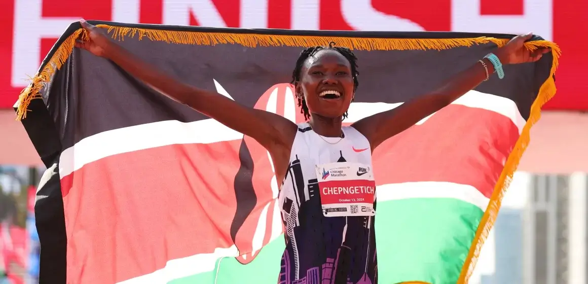 Kenya’s Chepngetich Sets New Marathon Record