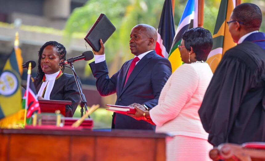 Kindiki Sworn in as Kenya’s Deputy President, Gachagua Faces Mt Kenya